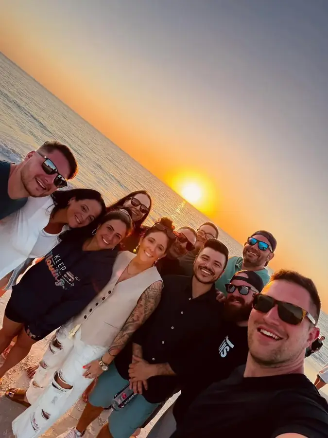 Summit sunset